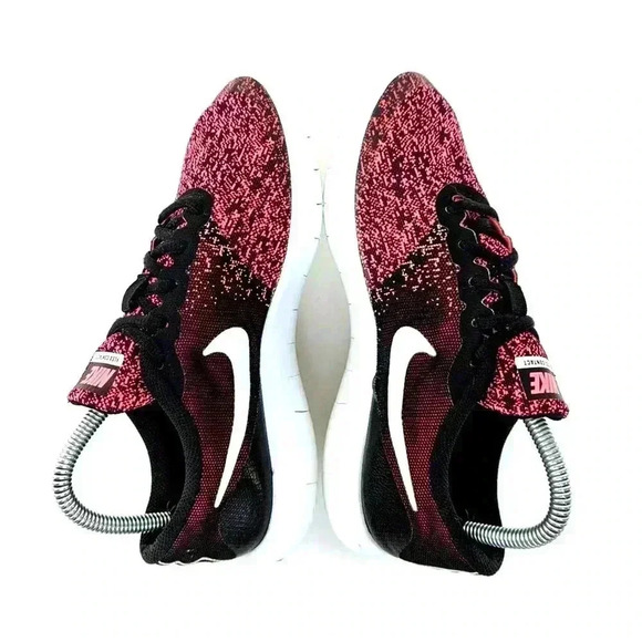 Nike Flex Contact GS - Pink Oreo Running Shoes - 7.5 - Picture 3 of 9